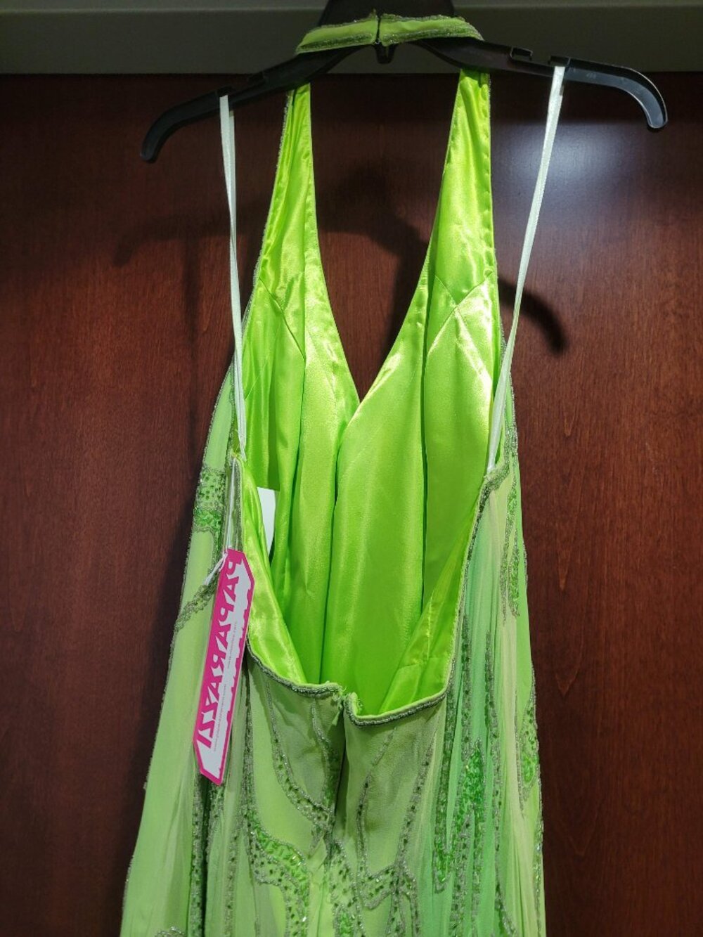 Mori Lee AP6063 Size 22 Green Prom Dress - Picture 4 of 6